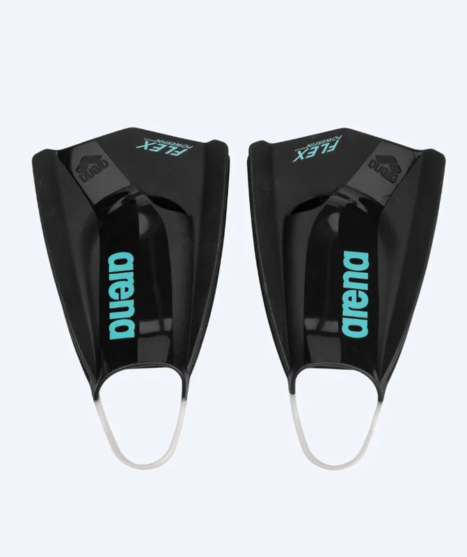 Arena Powerfin Pro II Flex simfötter i svart och vitt