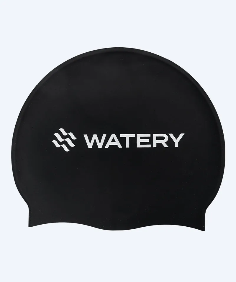 Watery badmössa Eco Signature i svart återvunnet silikon