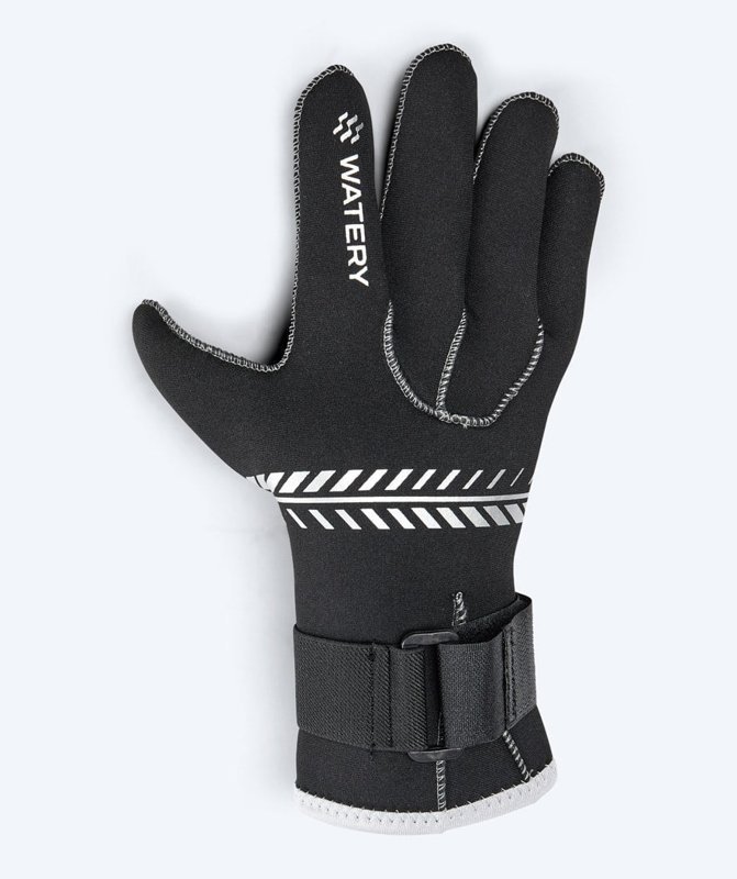 Watery Reptile neoprenhandskar i svart, 3 mm