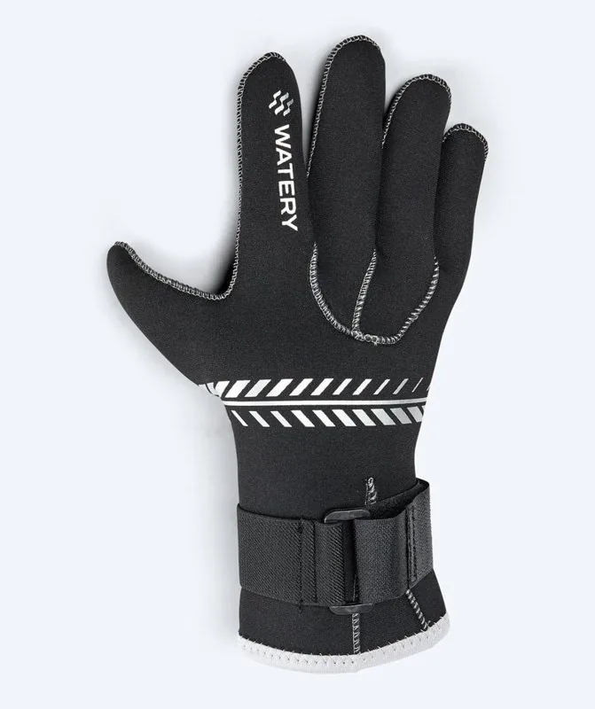 Watery neoprenhandskar Reptile i 3 mm, svart