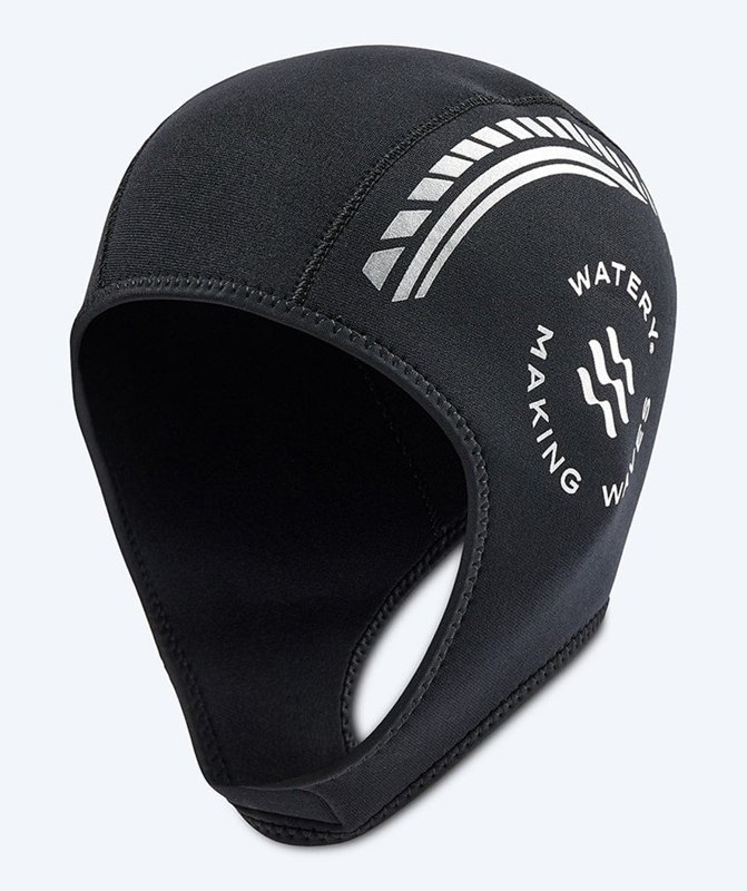 Watery Reptile neoprenhuva i svart, 3 mm