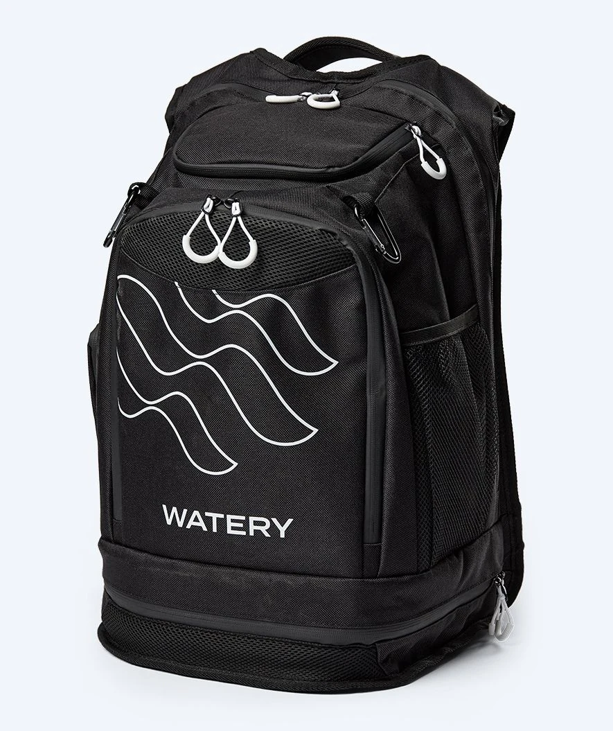 Watery Viper Elite simväska 45 liter i svart och vitt